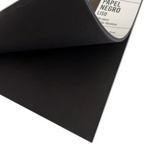 Block art papel negro 110 gr rugoso c/espiral x 25 hs. A3 x 6 un.