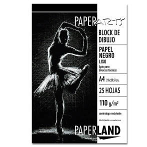 Blocks de dibujo > Papel Negro 110 gr. - Lisos