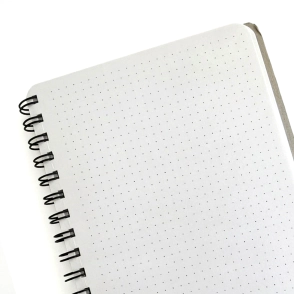 Anotador A5 C/el&aacute;stico / 96 hs punteadas de 90 gr. / x 12u. - Tapas surtidas