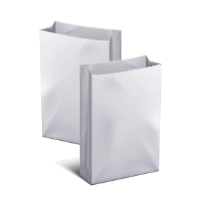 Bolsas cotillon blancas 12.5x7x24 cm x 1000 un.