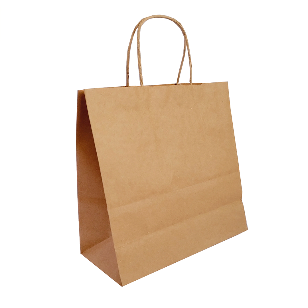 Bolsas Kraft 32x10x30 cm x 100 u