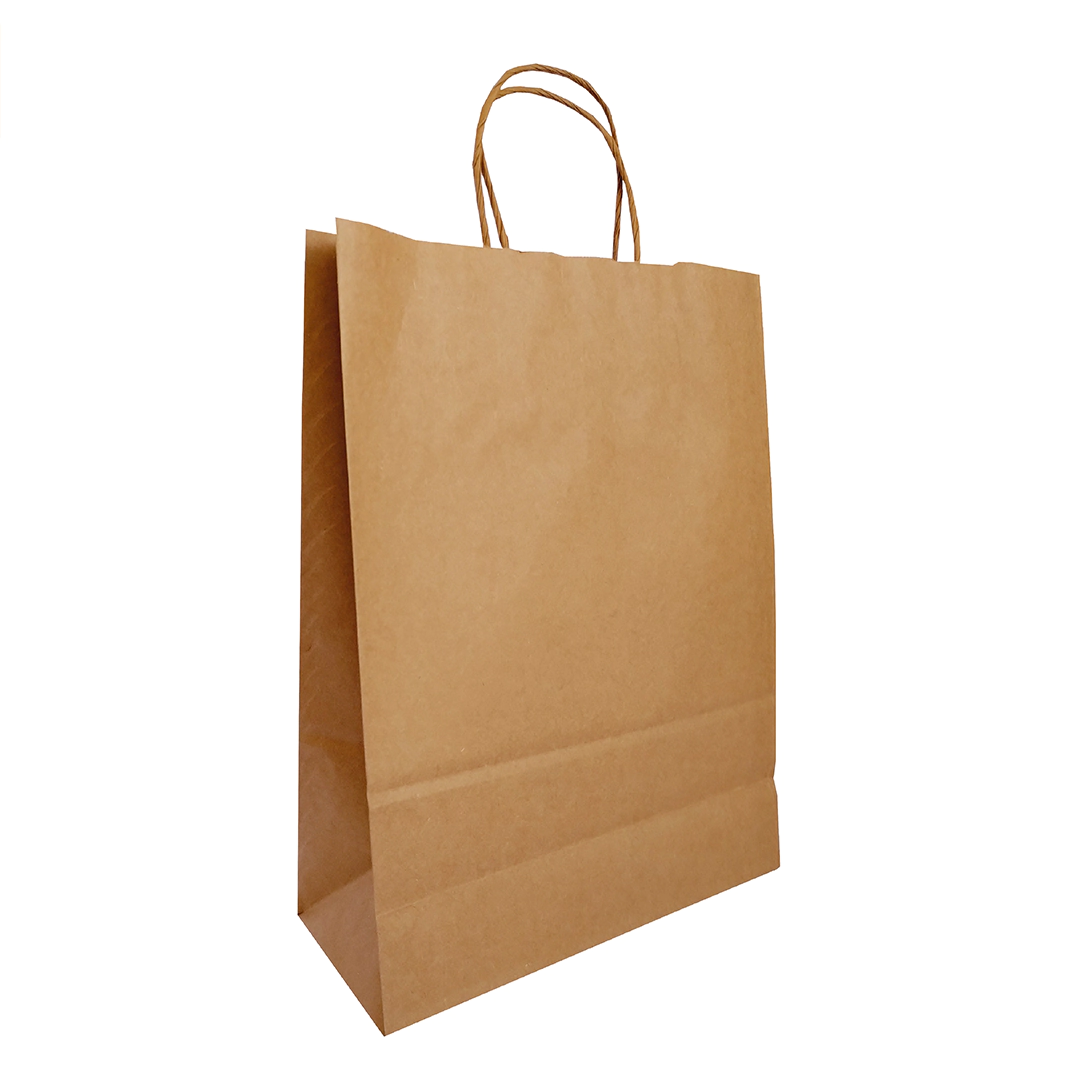 Bolsas Kraft 26x12x36 cm x 10 u