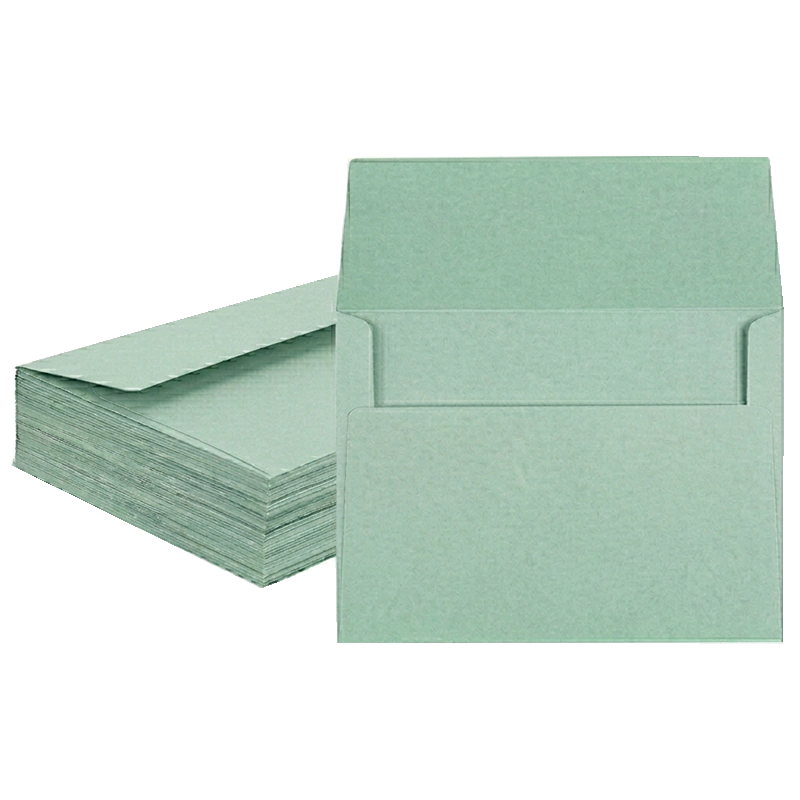Sobre esp. 7x10.5 cm verde menta 90 grx 25u