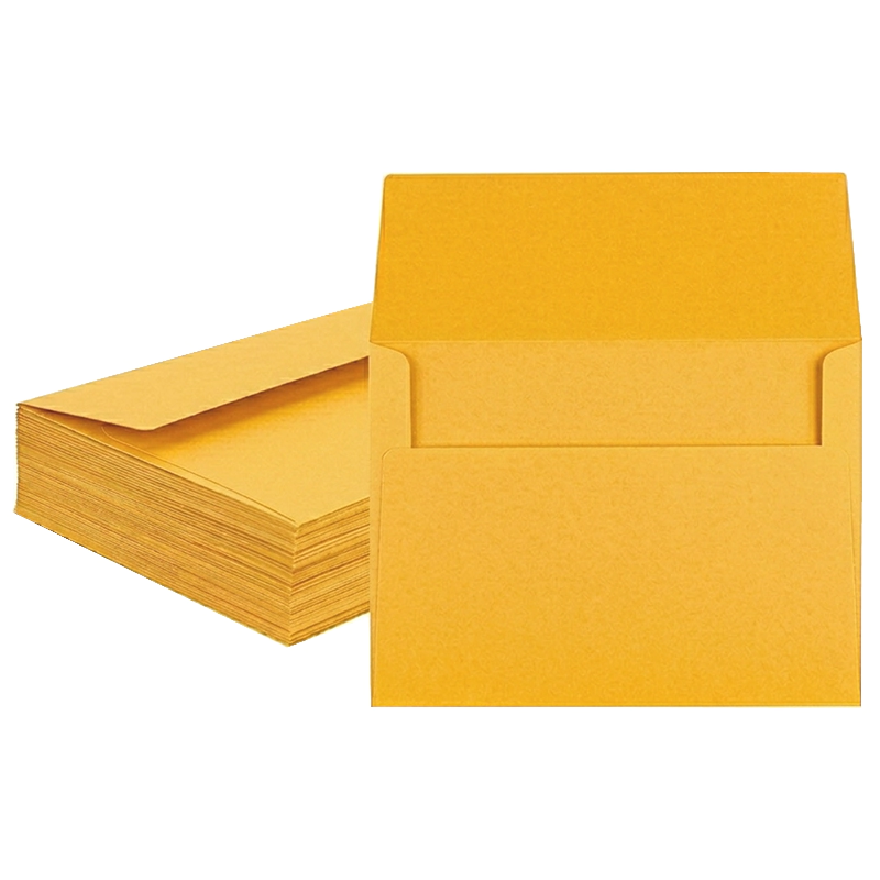 Sobre esp. 7x10.5 cm amarillo 90 grx 25u