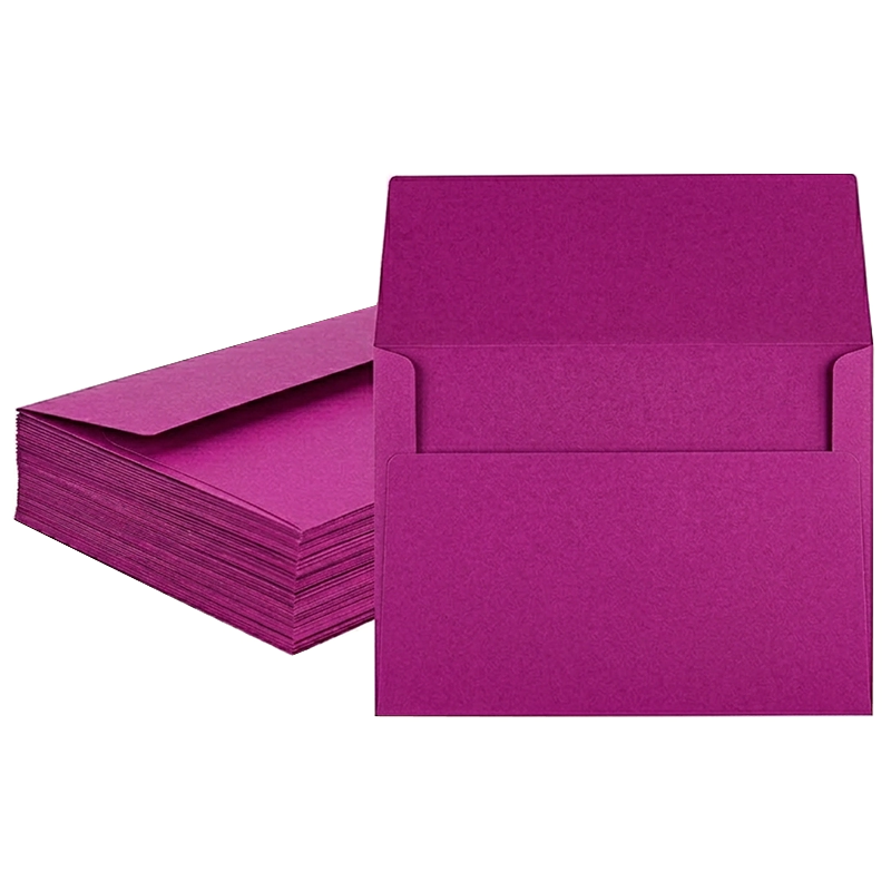 Sobre esp.7x10.5 cm fucsia 90 gr x 25u