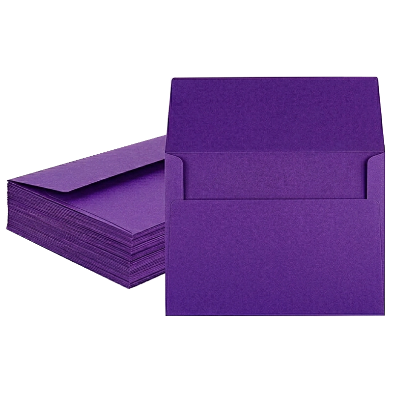 Sobre esp.7x10.5 cm violeta 90 gr x 25u