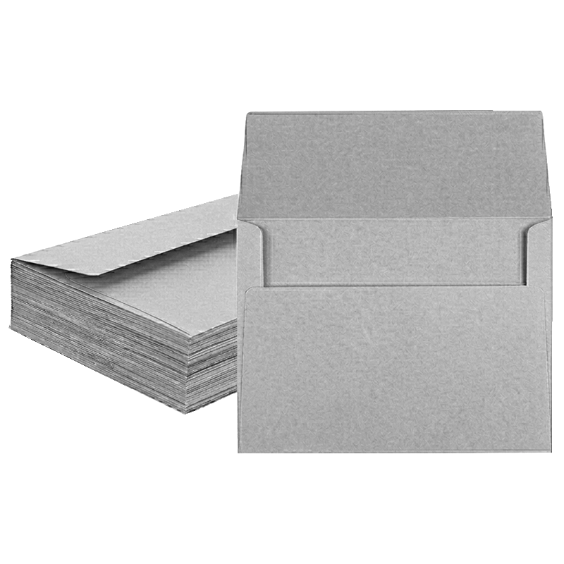 Sobre esp. 7x10.5 cm gris perla 90 gr x 25u
