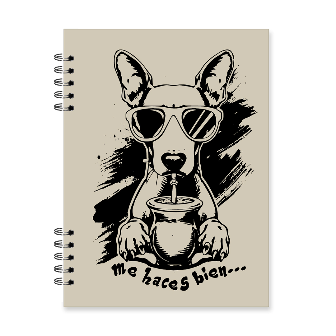 Anotador Ecologico A5 70 hs punteadas 90 gr. Animales x 12 u.