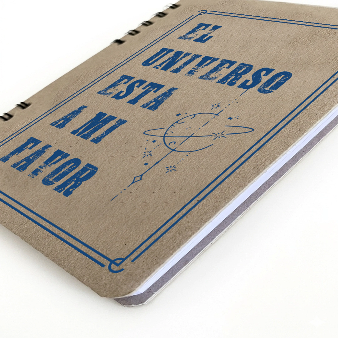 Anotador Ecologico A5 80 hs Nat  75 gr. Frases x 12 u.