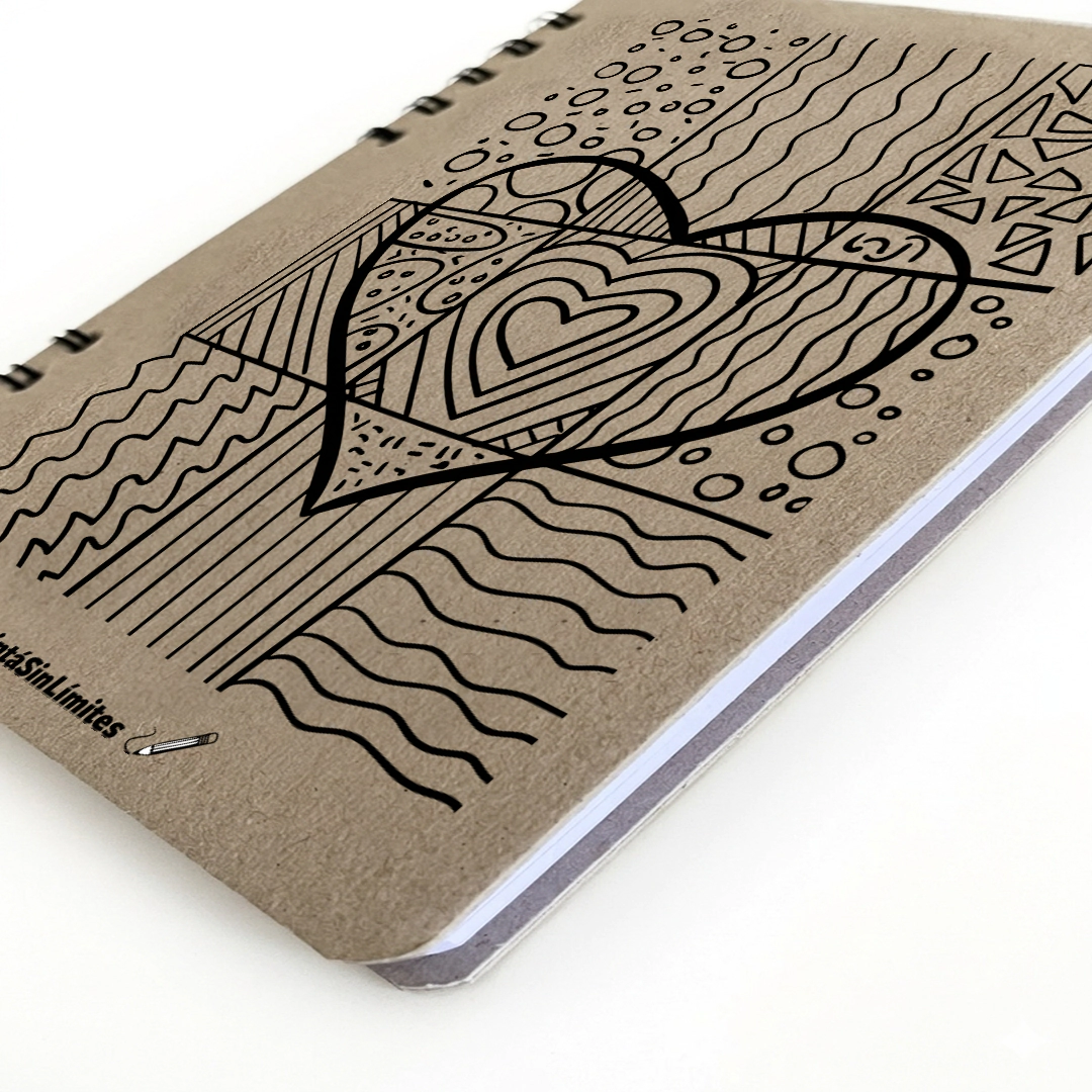 Anotador Ecologico A5 80 hs Nat  75 gr. Pinta s/limites x 12 u.