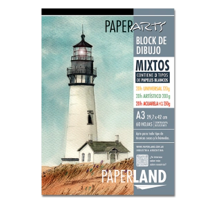 Blocks de dibujo > Papeles Mixtos 3