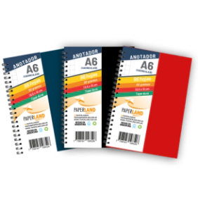 Anotadores/libretas A6 de Cart&oacute;n montado