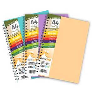 Cuadernos A4 de Cart&oacute;n montado 