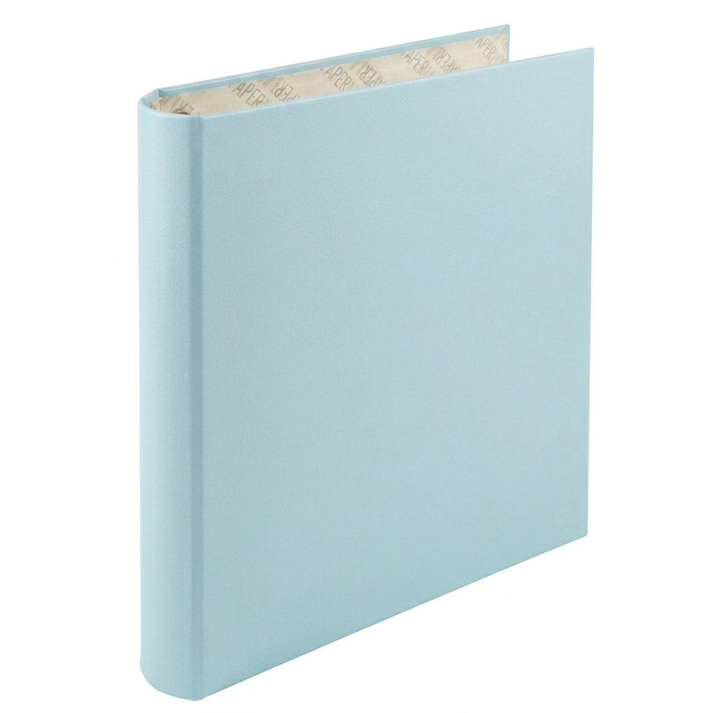 Carpeta A4 c/Anillos 2x40mm x 18u - CELESTE PASTEL